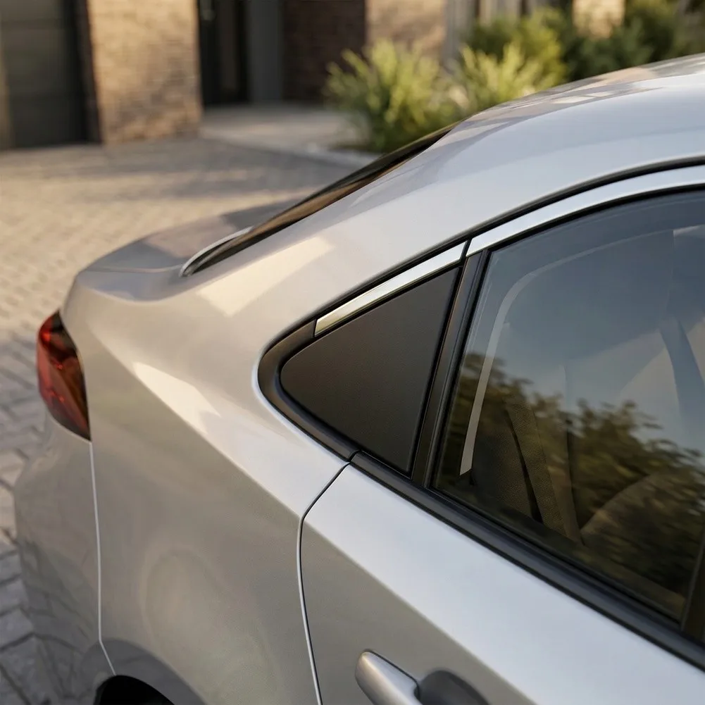 Two-Piece Rear Window Triangle Plate Set for Toyota For Corolla 2019 2020 2021 2022 2023 2024 6250502130 and 6250502150