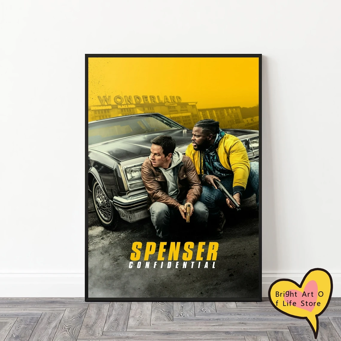 سبنسر ملصق الفيلم السري ديكور المنزل طلاء جدران (بدون إطار)