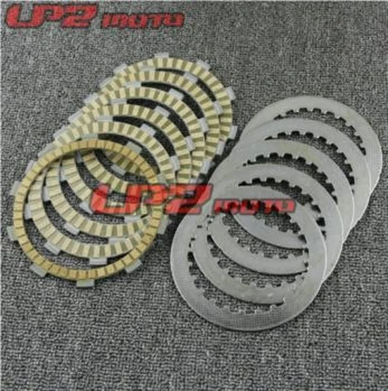 Clutch Friction Plate Discs for Honda Steed 400 NV400 CJ/CK 1988-1995 NT400 Bros 400 NC25 1988-1991 VT500 ED/EF 1983 1984 1985