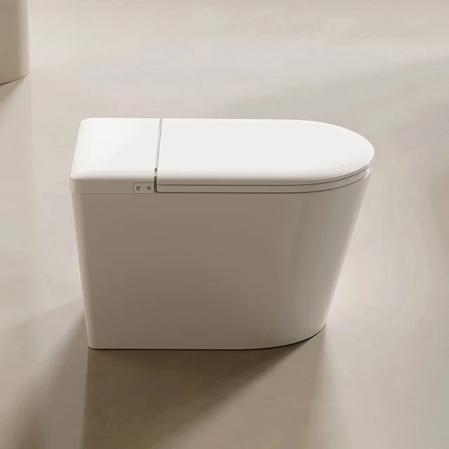 S008 Automatic intelligent smart toilet Bathroom 110v/220v electric one piece bidet toilet with remote control