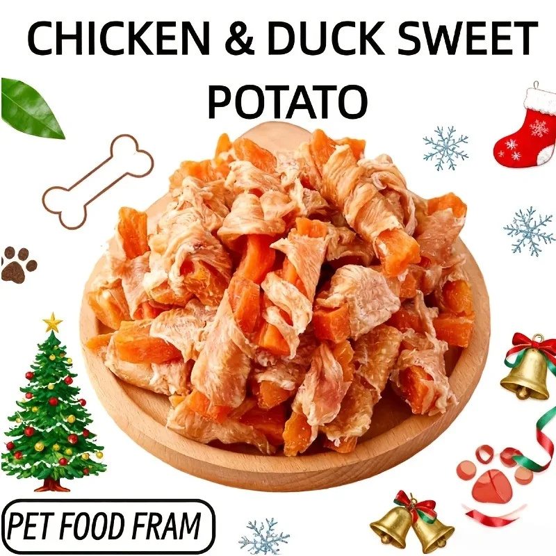 Pet Zero's Favorite Food Training Treats: Chicken Wrapped Sweet Potato and Duck Wrapped Sweet Potato view 2