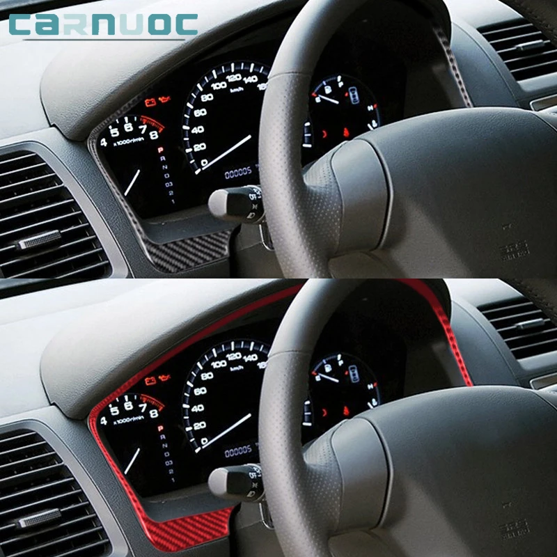

Speedometer Surround Stickers For Honda Accord Sedan 2003 2004 2005 2006 2007 Carbon Fiber Car Interior Decorative Accessories