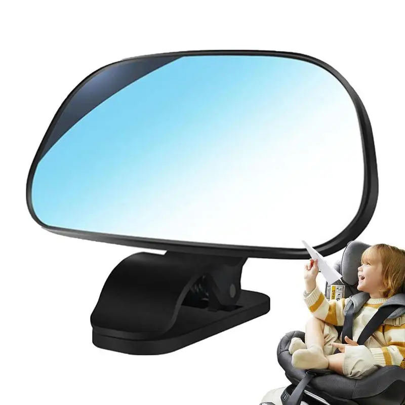 Rear Seat Mirror Baby Observation Mirror Interior Auxiliary Mirror Sturdy Baby Car Back Seat Mirror Multi-use Flexible Wide View