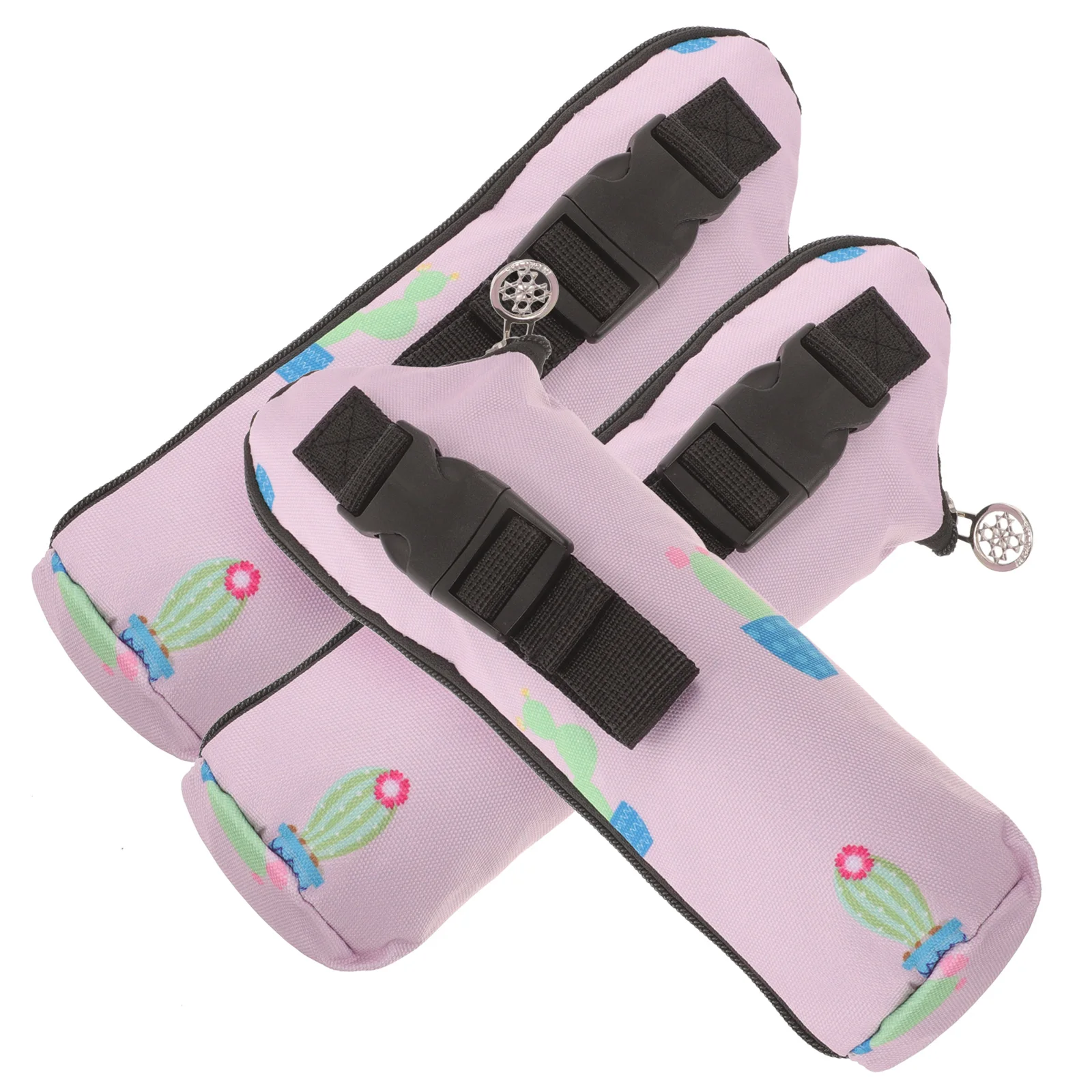 哺乳瓶断熱バッグ軽量ポータブルポリエステル断熱ミルクボトルバッグ旅行屋外使用かわいいサボテンデザイン