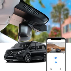 FITCAMX 4K Dash Cam for Mercedes V-Class 2015-2026 & Metris & Sprinter van 2019-2025, Facelift/EQV/Vito/eVito Compatible