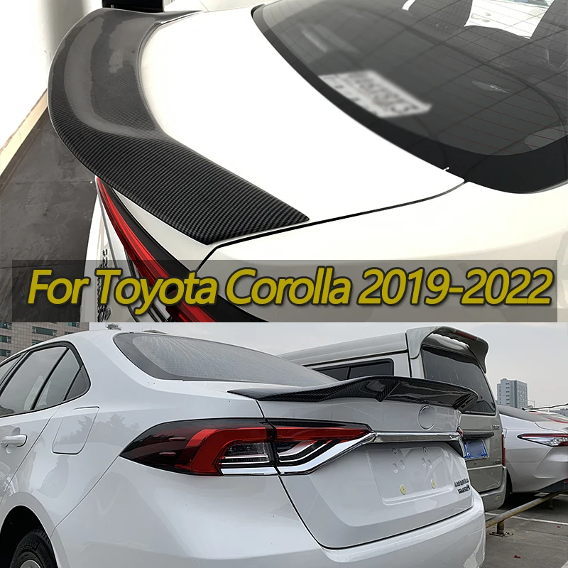 

For Toyota Corolla 2019-2022 R-style ABS plastic Sedan Spoiler wing rear tailgate car exterior components tail spoiler