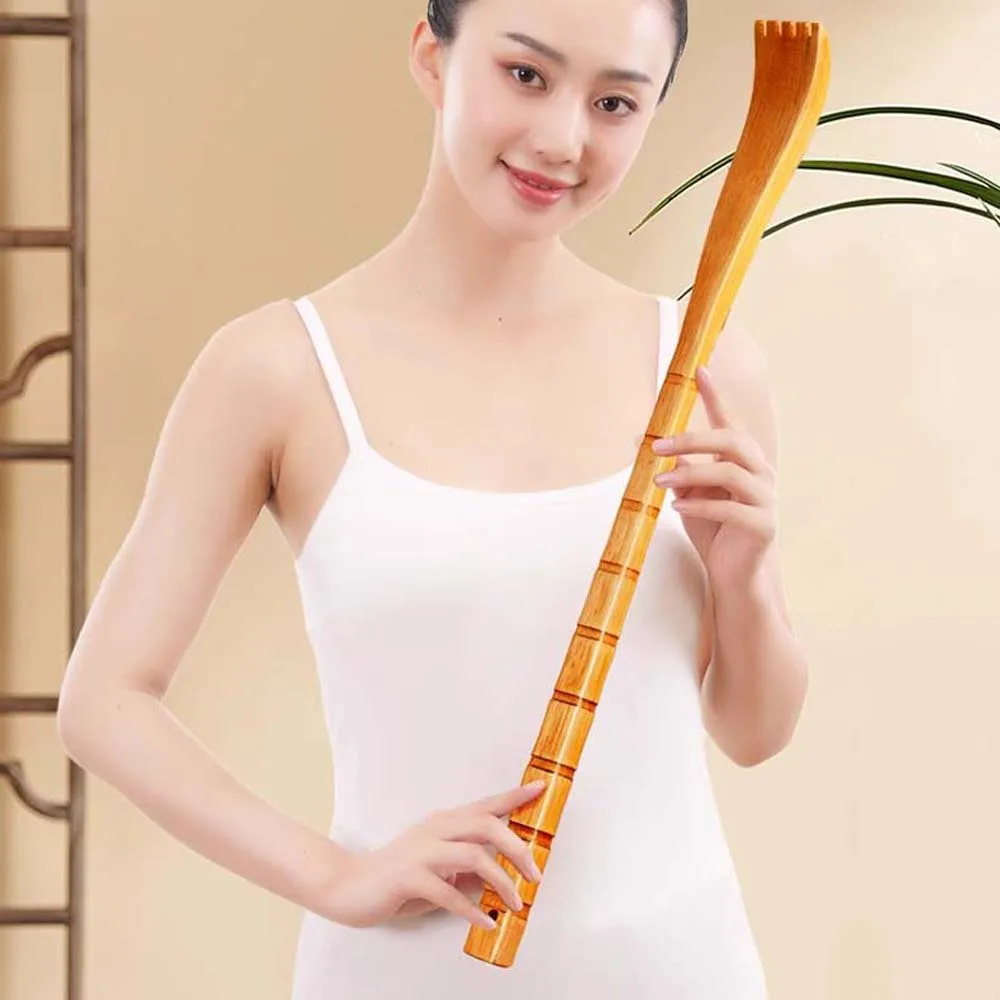 

Relieve Itching Wood Back Scratcher Long Handle Health Products Wood Scratching Device Wooden Hangable Itch Scratching Home Use