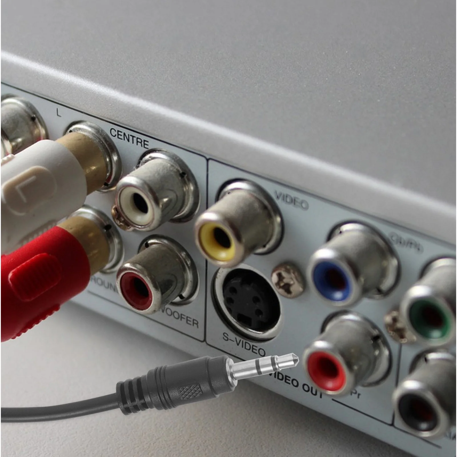 2Pcs Audio Cable Ad… - image