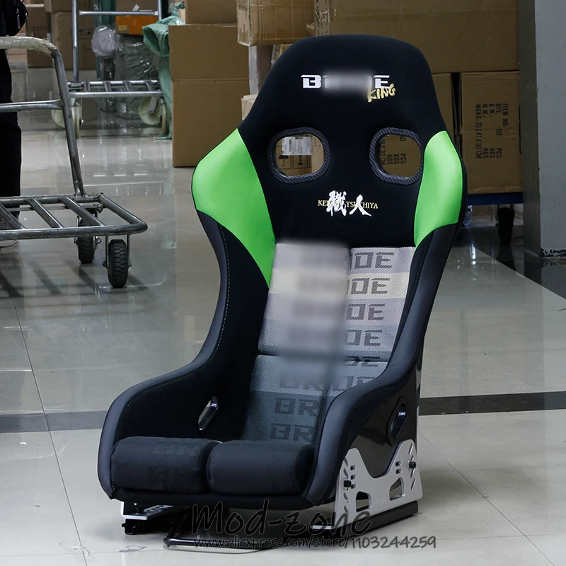 ZETA IV BRD KING Carbon Fiber Fiberglass Shell Car Tuning Fixed Bucket Racing Seat