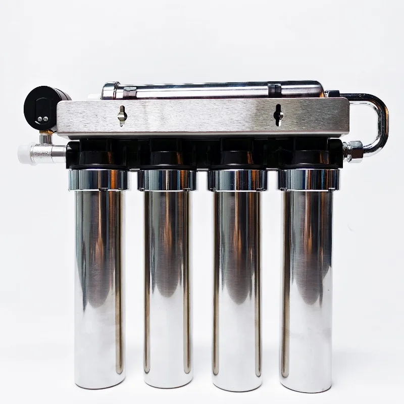 Household manual stainless steel water purifier filtration system Level 5 soft water treatment Ultrafiltration