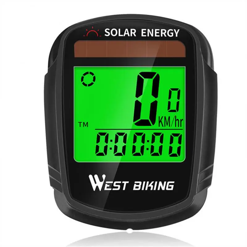 Speedometer Wireless Multifunctional Solar Energy Waterproof Riding Equipment Velocimeter High Precision Powerful