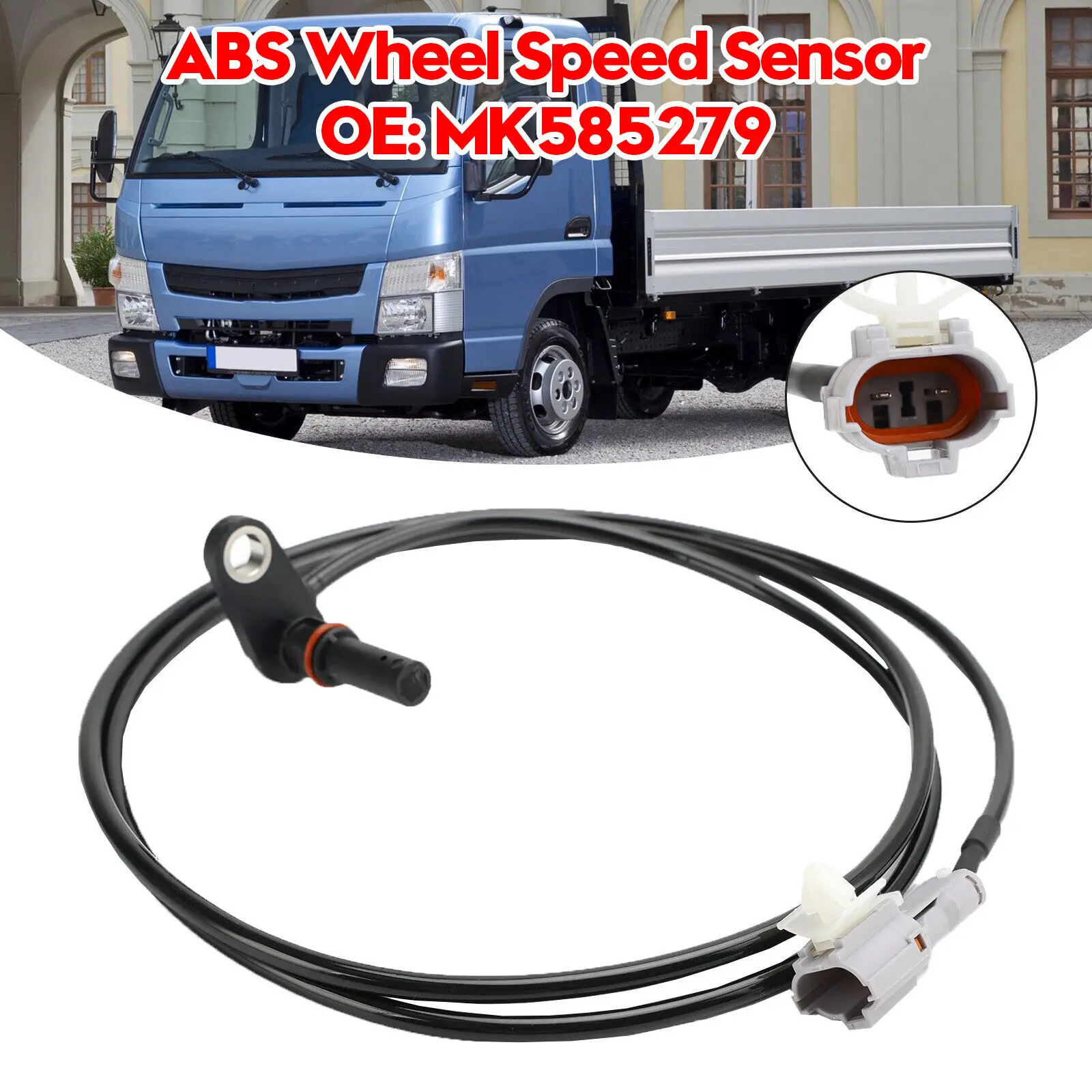 ABS wheel speed sensor left rear suitable for Mitsubishi Fuso Canter 3.0 MK585279-