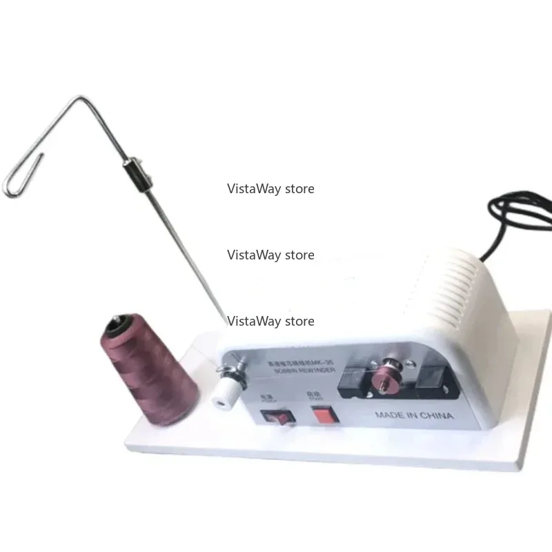 220 فولت جديد الخياطة الموضوع المغزل لف آلة قالب آلة أسفل الخط ماكينة لف الإلكترونية التطريز الغزل الأساسية واسعة