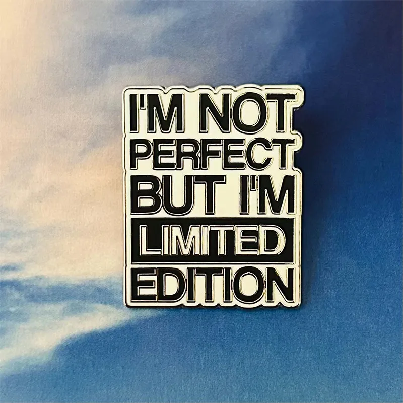 Funny Quote Enamel Pins Sarcastic Lettering Brooches Limited Edition Bad Decisions Lapel Badges Feminist Jewelry Gift Friends