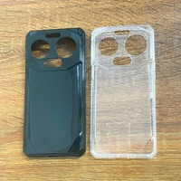 Soft Silicone Phone Case for IIIF150 B3 TPU Back Cover Black Transparent Cases for IIIF150 B3 Protective Shell