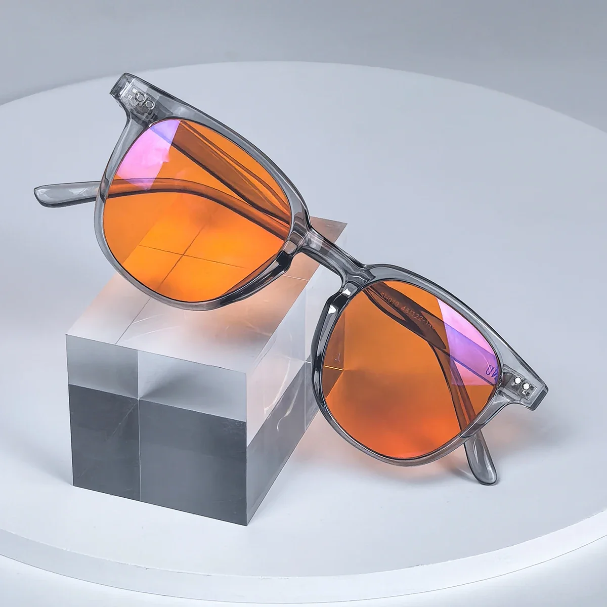 SHINU Brille mit roten Gläsern für Damen, besser schlafen, blaues Licht blockierende Brille für lange Bildschirmzeit, orangefarbene Gläser, Gaming-Brille – Detail 22