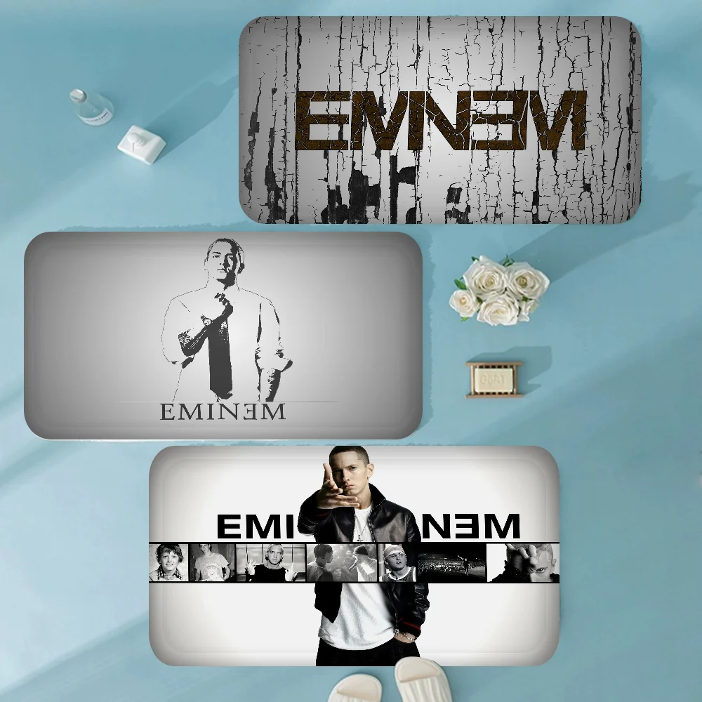 

Eminem 8 Mile Hip Hop Rapper Singer Bathroom Mat Anti-slip Absorb Water Long Strip Cushion Bedroon Mat Welcome Doormat