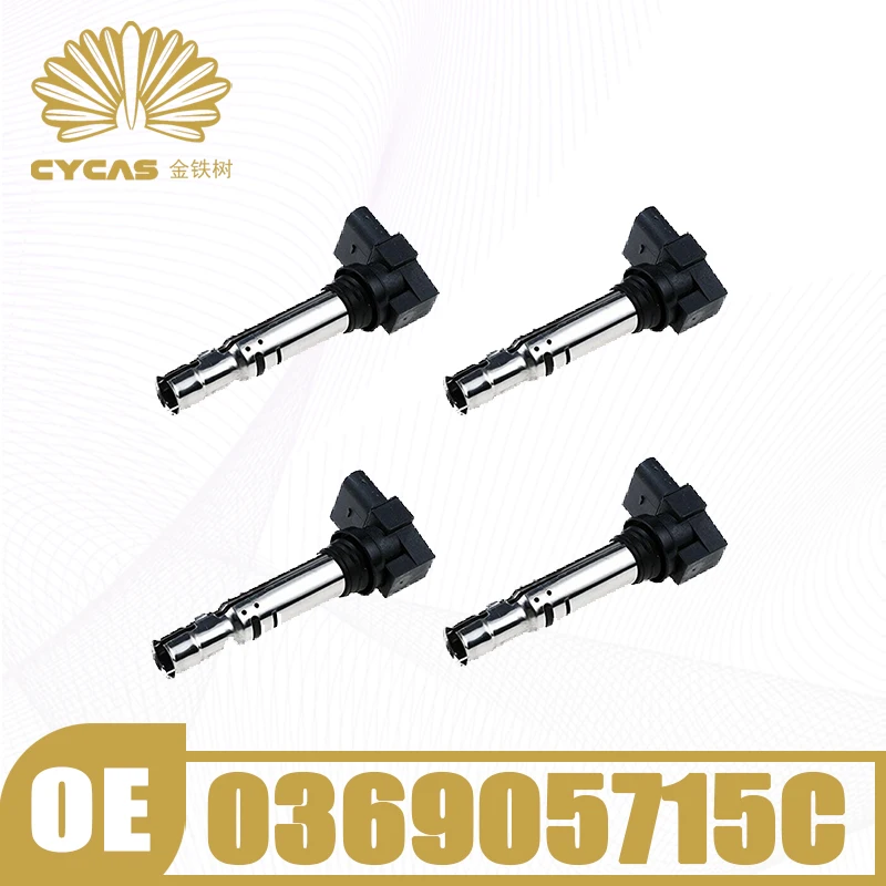 

CYCAS New High Quality Ignition Coil 036905715C For VW Polo CC Touran Golf Passat Audi A2 A3 S3 Skoda SEAT Car Accessories