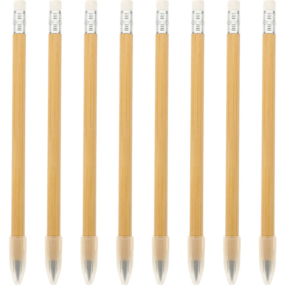 8 Pcs Everlasting Pencils with Eraser Graphite Eternity No Ink Drafting Supplies