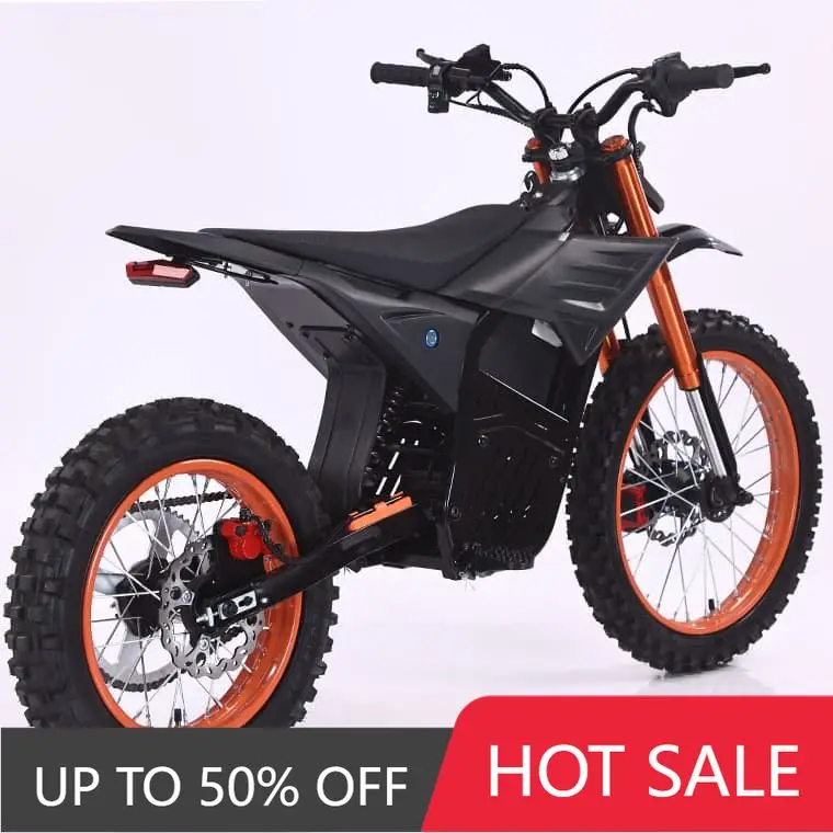 QQW New 60V 3500W brushless motor electric off-road motorcycle, 60km/h highway, 60km range, dual suspension
