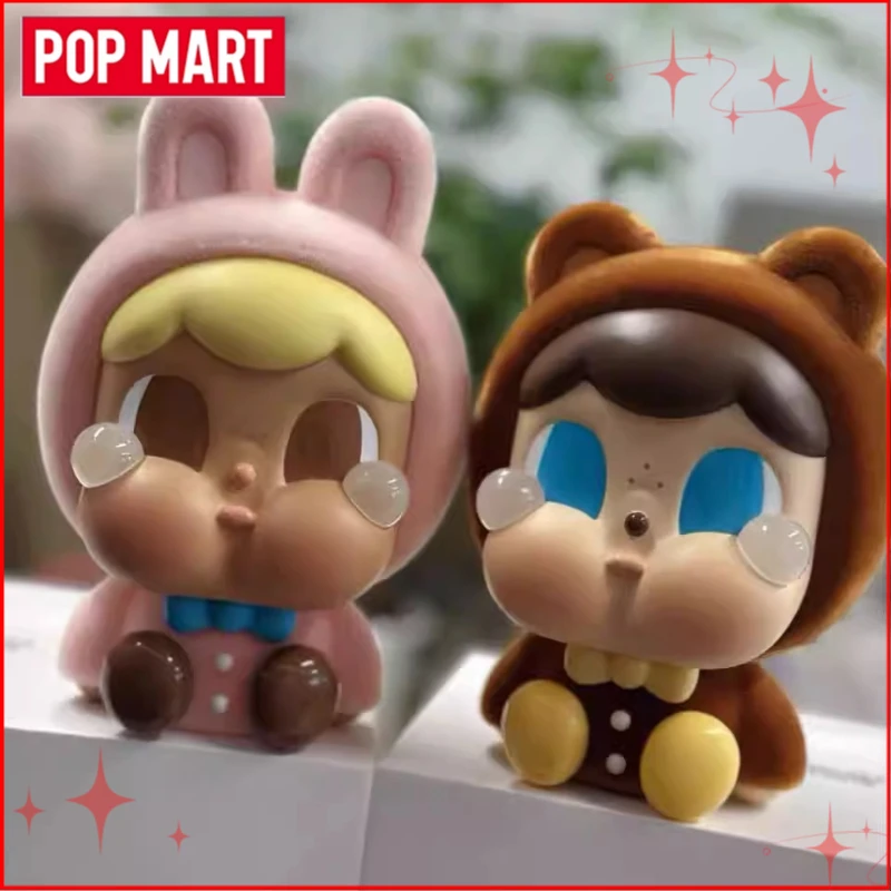 

POP MART CRYBABY Crying Babe Series Шанхайские выставочные ограничения Аниме Фигурка Плюшевая подвеска Коллекция Таинственные подарочные игрушки