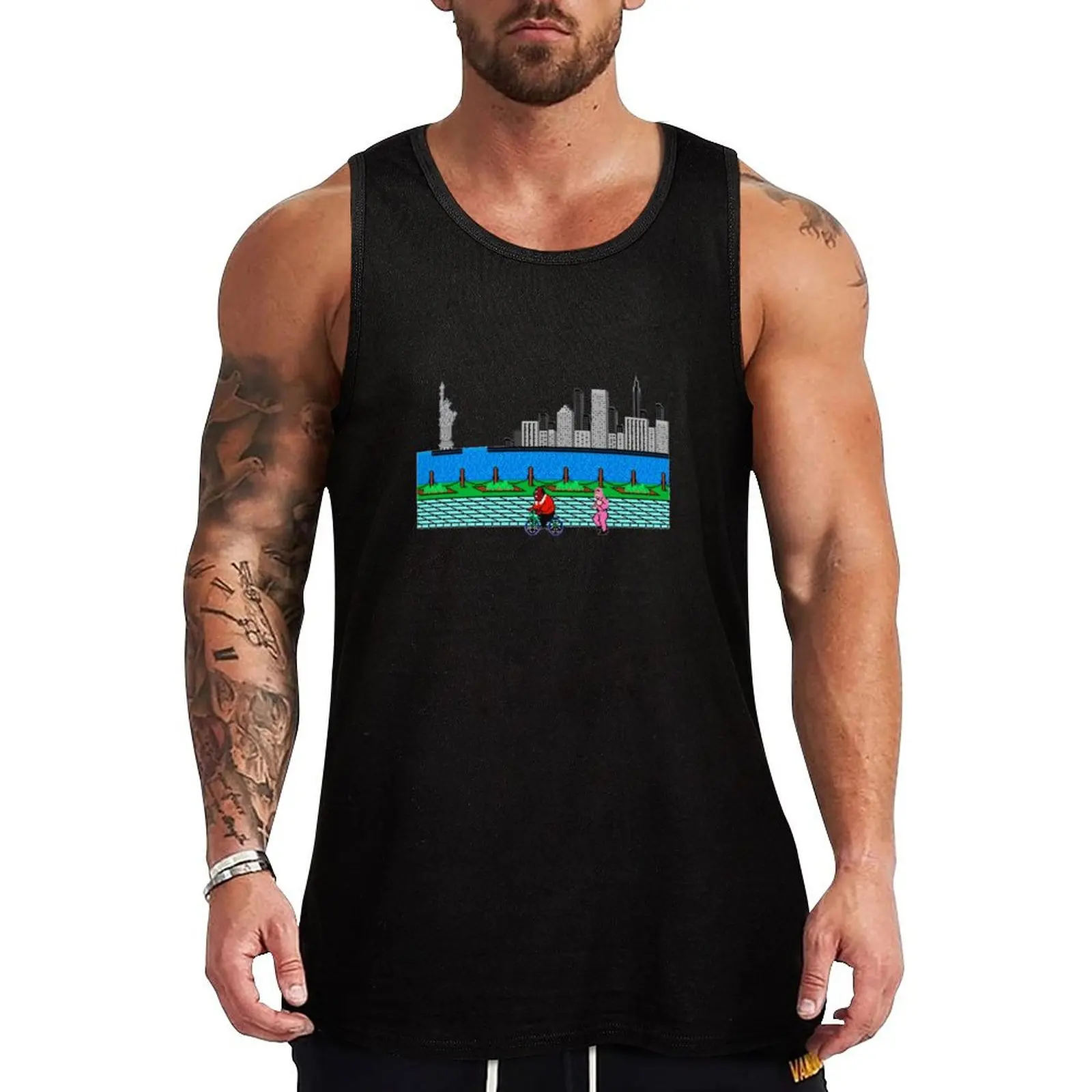 

Punch Out NES Training Tank Top Summer Casual Tank Top Loose Fit Breathable Shirt