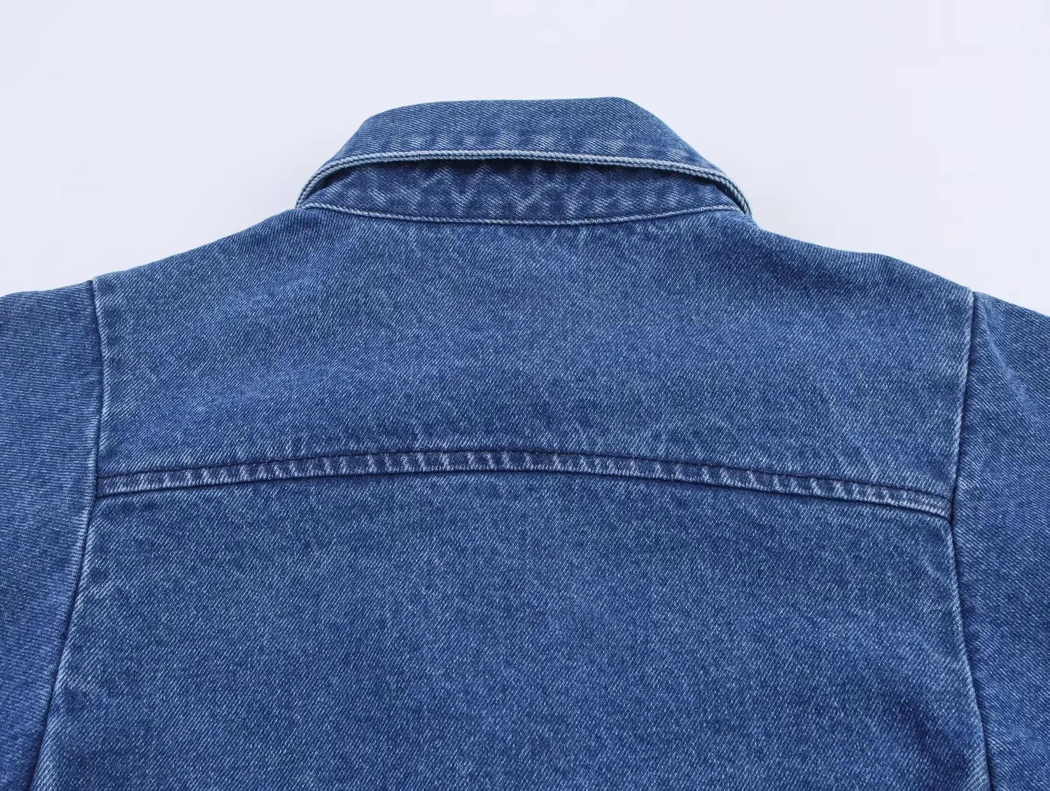 Vintage denim shirt elegant commuter tops women 2025 shirt long sleeve tops high street summer shirt women's kimono shirt