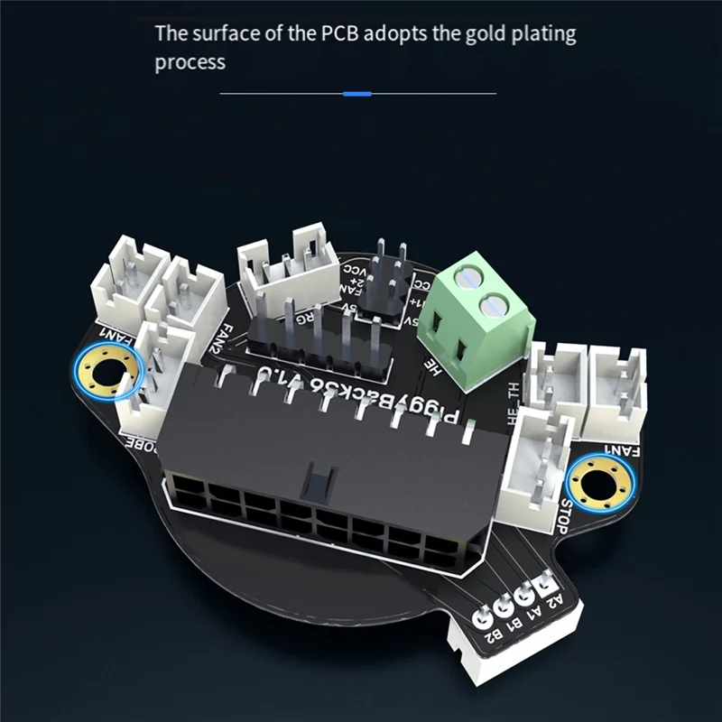 

GO-PIGGYBACK36 V1.0 бесшумный 3D-принтер плата управления терминальный интерфейс для повышенной подключения DIY надежная материнская плата