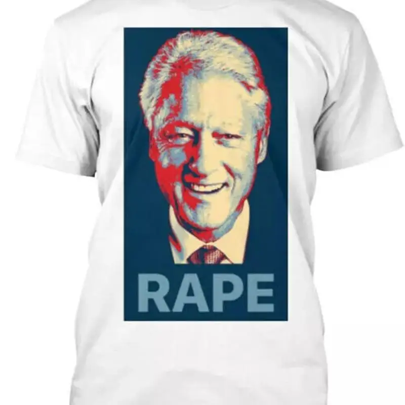 بيل كلينتونز الاغتصاب في البيت الأبيض تي شيرت S إلى 5XL الشحن السريع