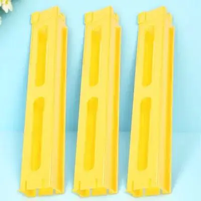 3Pcs Domino Train Clips Smooth Safe Edges Fine Polished for Automatic Domino Laying Long Term Use Game Prop Supplies