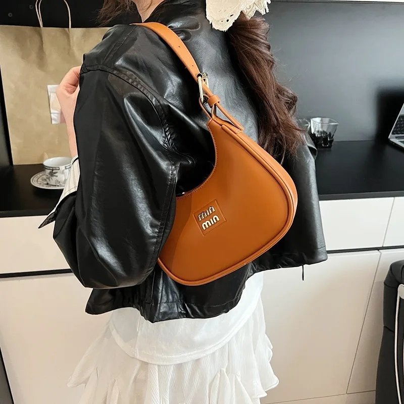 

Женская минималистичная сумка с напуском большой вместимости — кошелек через плечо из мягкой кожи премиум-класса, шикарная монохромная сумка-тоут