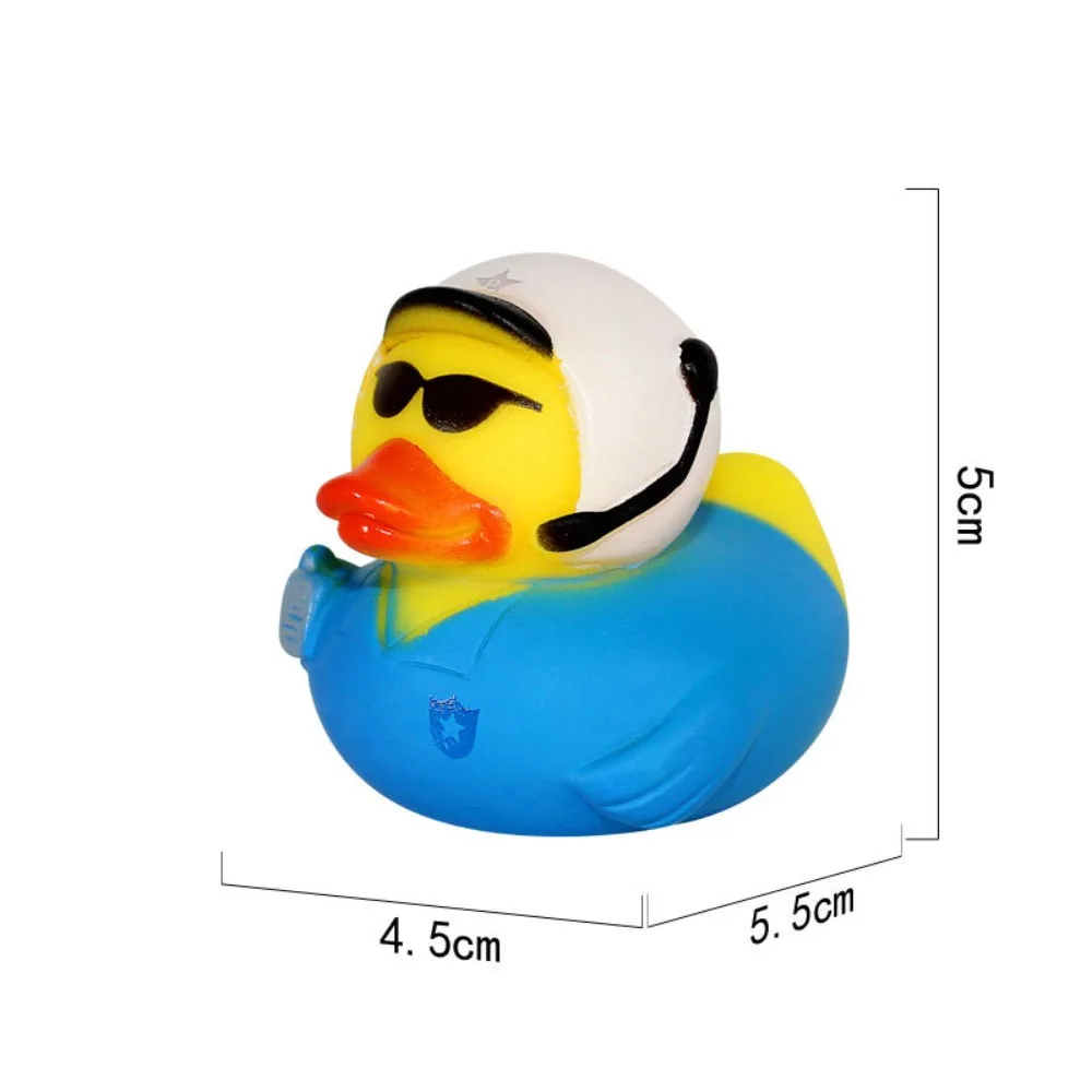 Hot Sale Little Yellow Duck Toddler Toys Rubber Squeeze Sound Water Toys Cute Funny Toys Kids