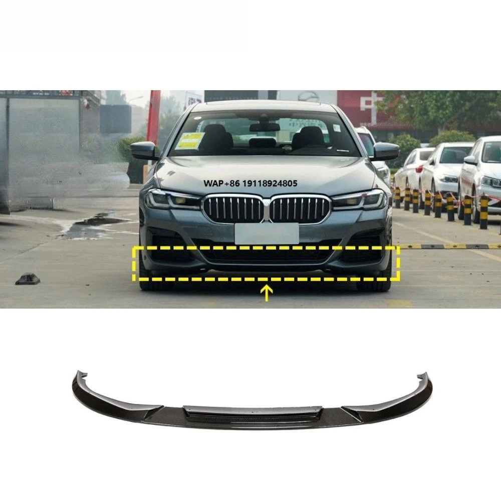 

Carbon Fiber Front Lip for 5-Series G30 G31 Lci M Sport M550i Sedan 4-Door 2021-2022