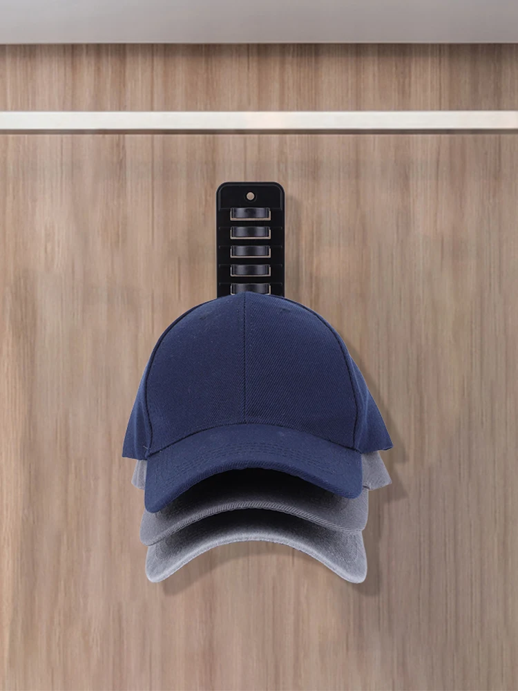 Baseball Hat Organizer Hold Up To 16 Hats Hat Display Holder Space-Saving Adhesive Hat Hooks for Door Closet