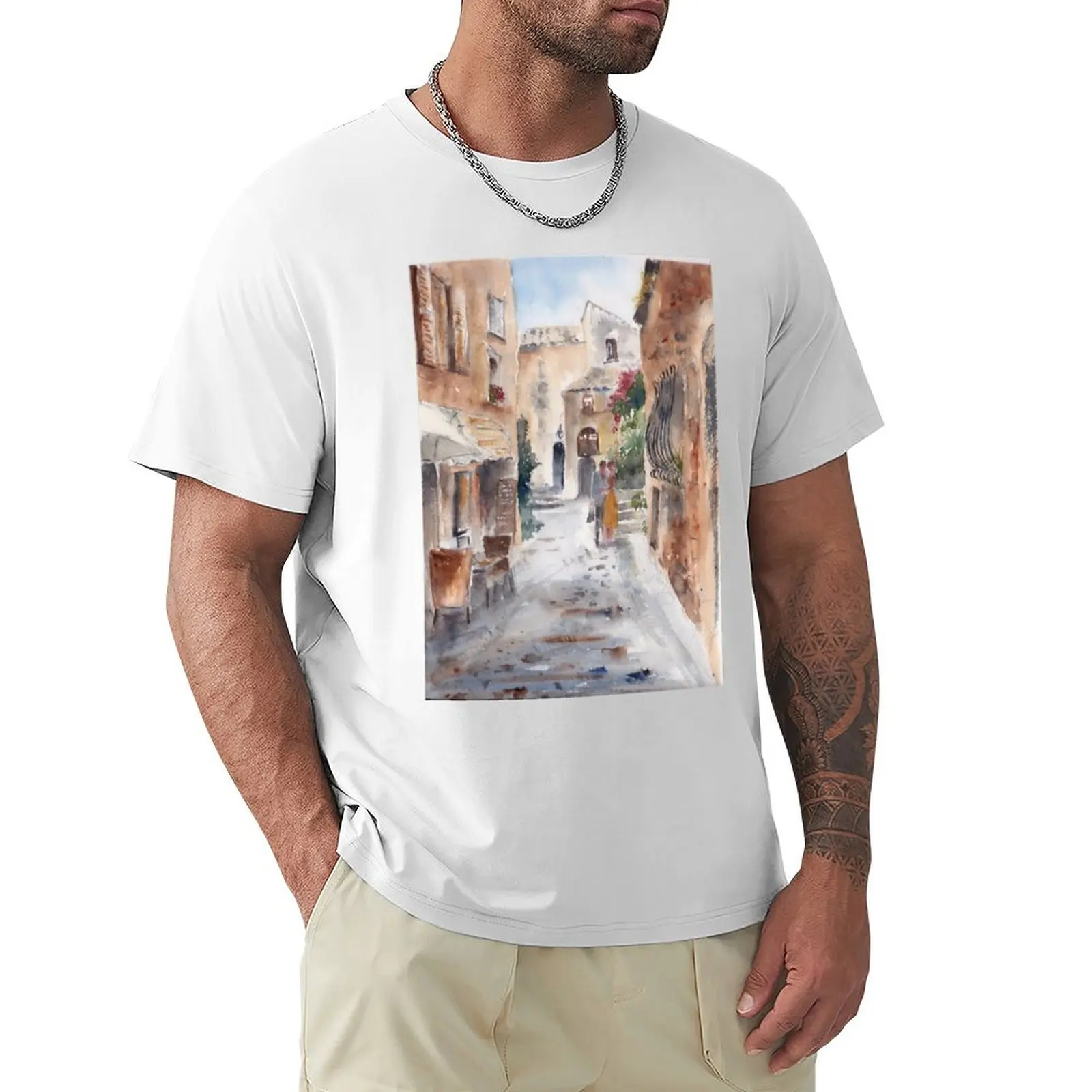 St. Paul de Vence. T-shirt customs cute tops designer t shirt men