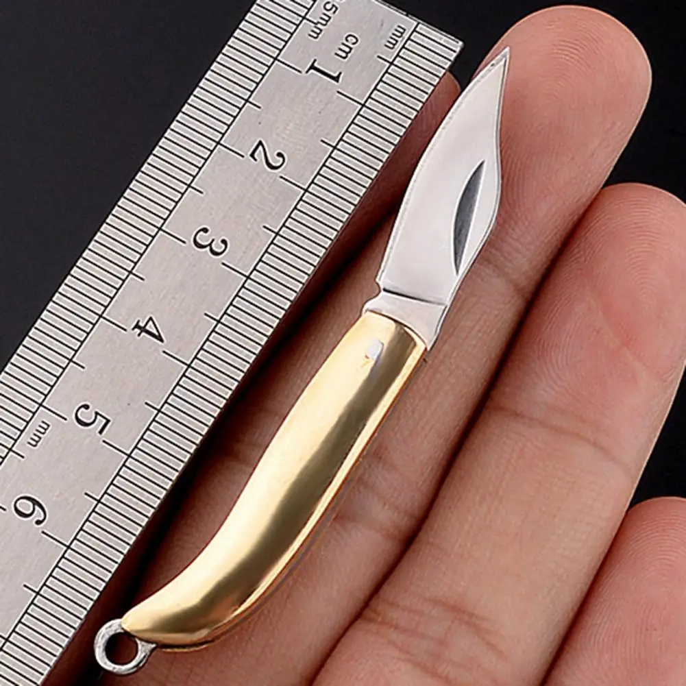 More Thicken Foldable Mini Knife High Hardness Sharp Metal Pocket Knife Cutter Home Hand Tools