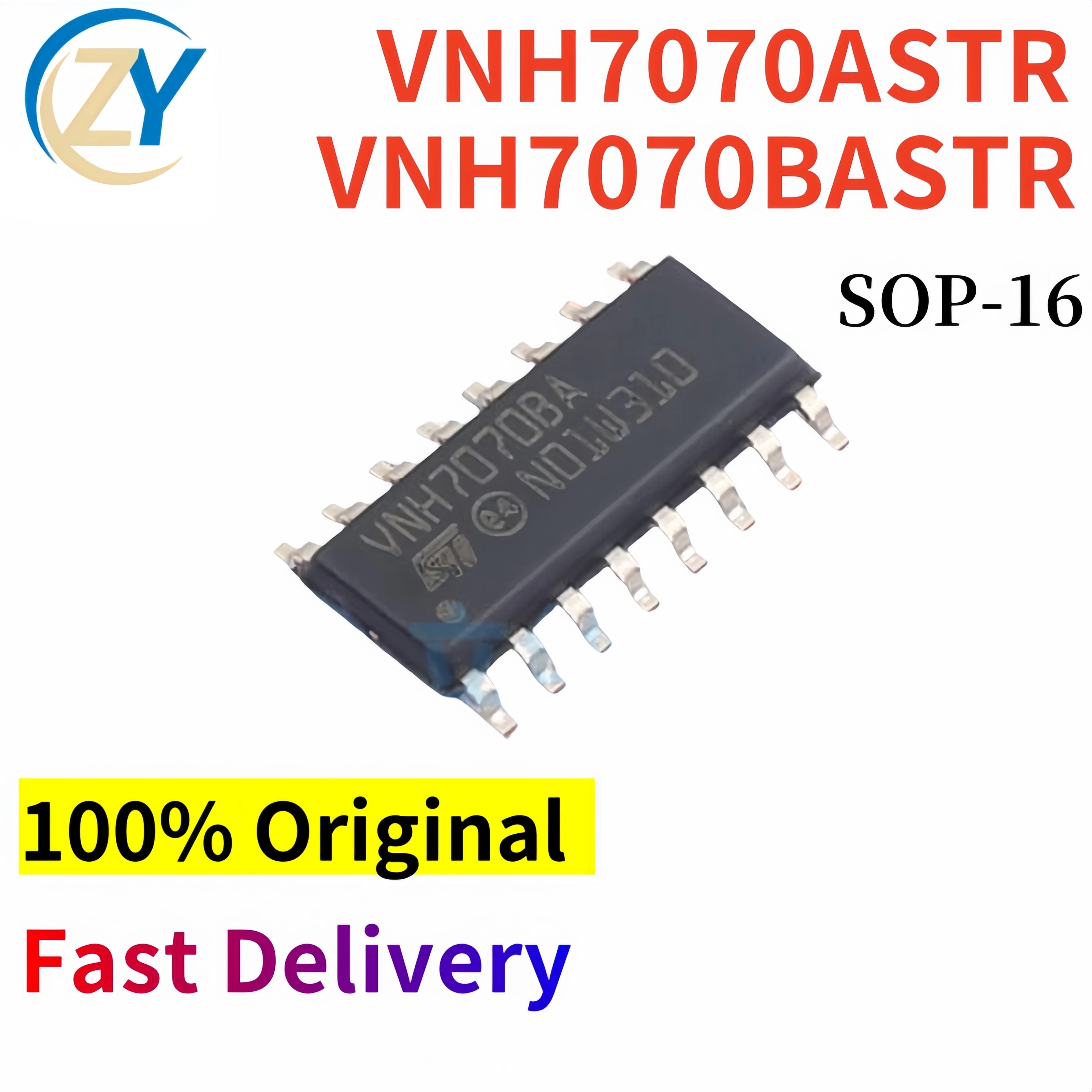 (2-10pcs) VNH7070 VNH7070ASTR Drivers VNH7070BASTR SOIC-16 4V to 28V 100% Original & In Stock