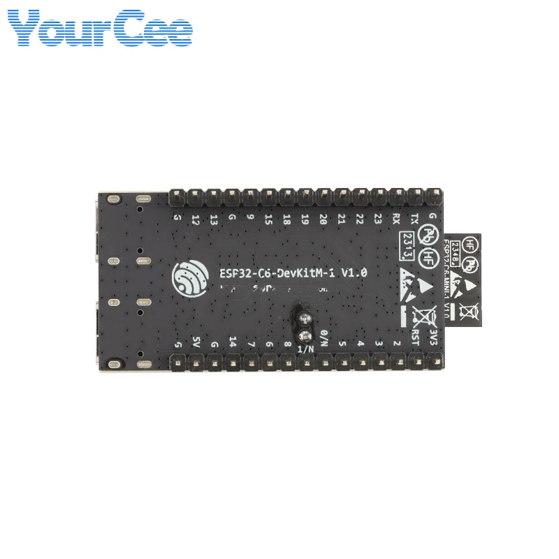 ESP32-C6-DevKitM-1 ESP32-C6-DevKitC-1 scheda di sviluppo ESP32-C6 MINI-1 WROOM-1 WiFi Wireless 2.4GHz wi-fi 6 modulo Zigbee BLE5