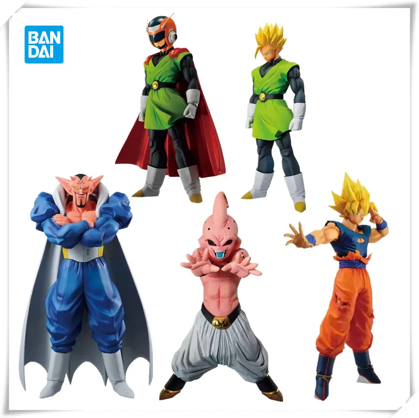 

Bandai-Dragon Ball Z action figures, Ichiban Original model, KUJI, Dabura, Son Gohan, Majin, Buu, Son Goku, collectible toy