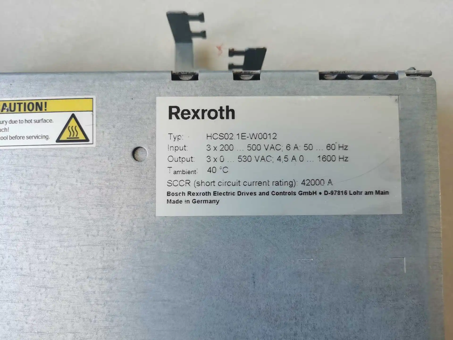 Servo Drive HCS02.1E-W0012-A-03-NNNN para Rexroth