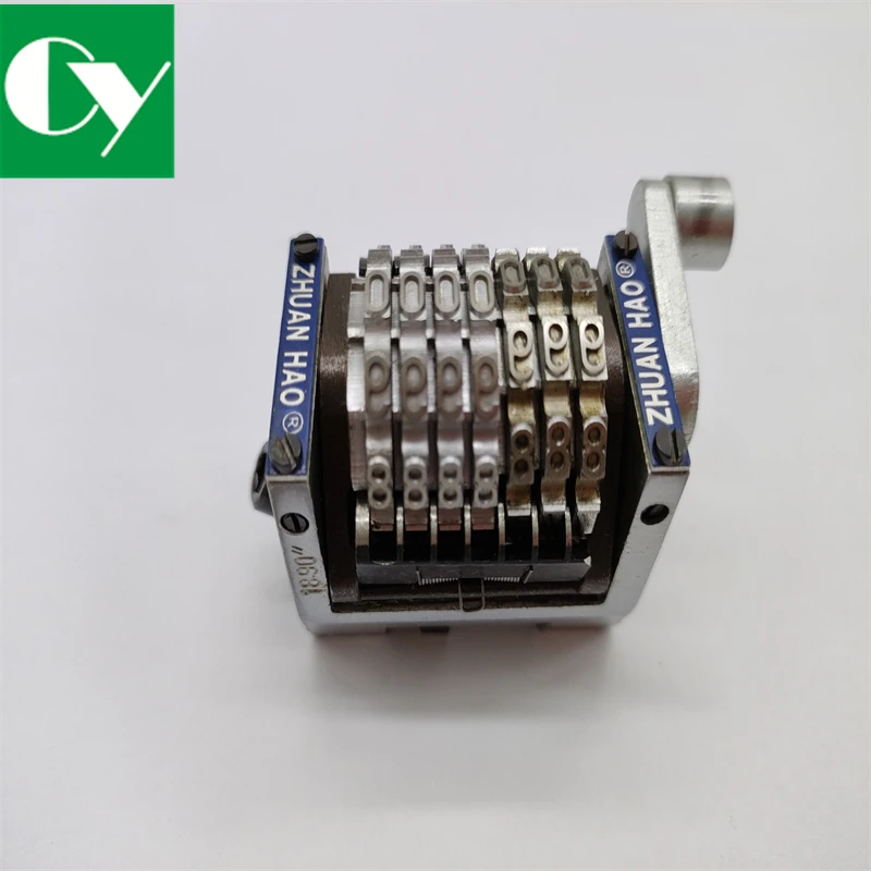 1 Piece 18.9‘’ Hamada 7 Digits Horizontal Numbering Machine Counterclockwise 0.9.8.7.6......  3 Dig Sinking