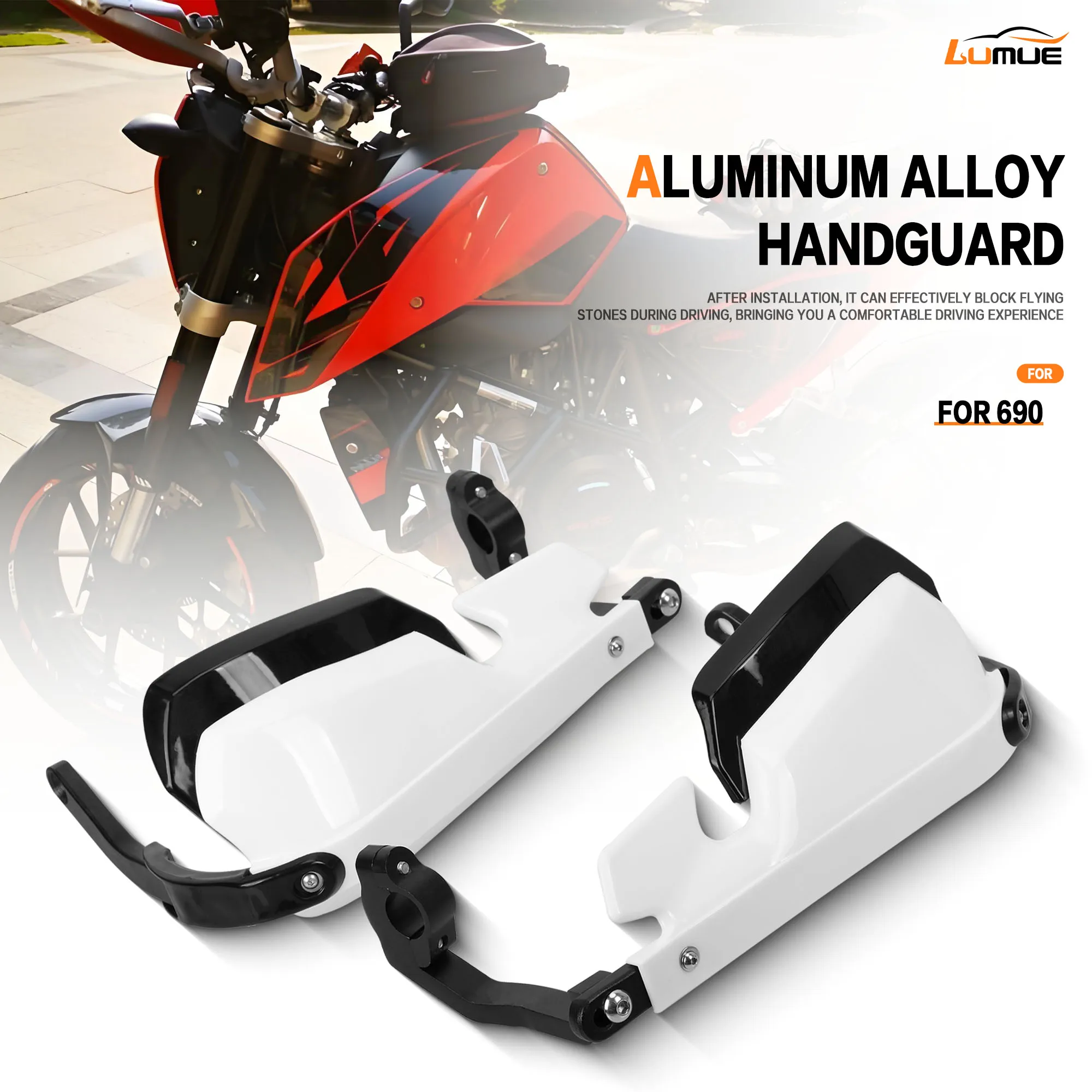 

For 690 DUKE/R 2012-2019 690Duke Motorcycle Hand Guards Lever Protector Handlebar new aluminum alloy Handguard