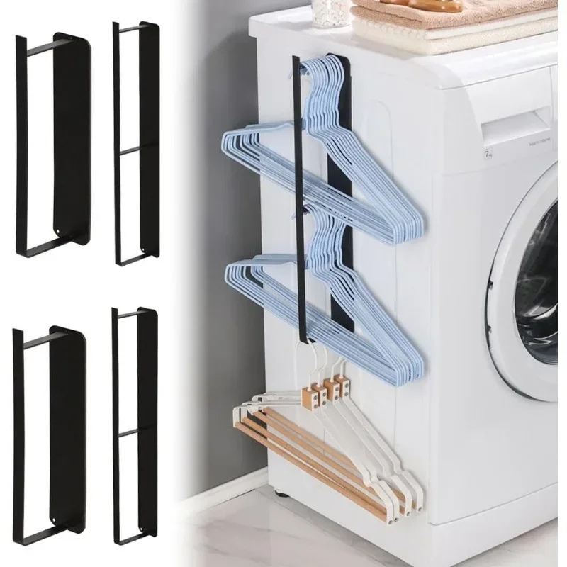 Magnetic Clothes Drying Rack Installed on Washing Machine No Need To Drill Holes Magnetic Clothes Drying Rack Metal Hanger