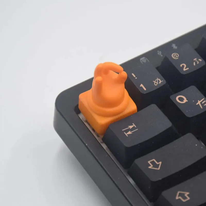 Personalized OK Gesture Keycap Are You OK Hand Shaped Artisan Cap Universal Cross Axis Mechanical Keyboard