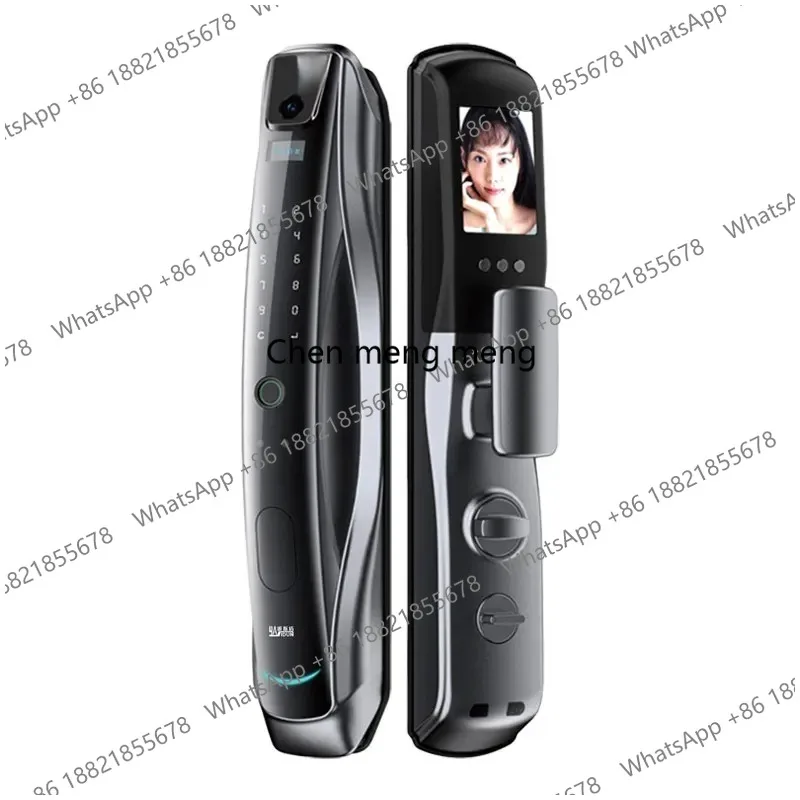 Liwen Lock City Q7S Aluminum Alloy Fingerprint & Password Smart Electronic Door Lock with Anti-Theft and Online Data Storage