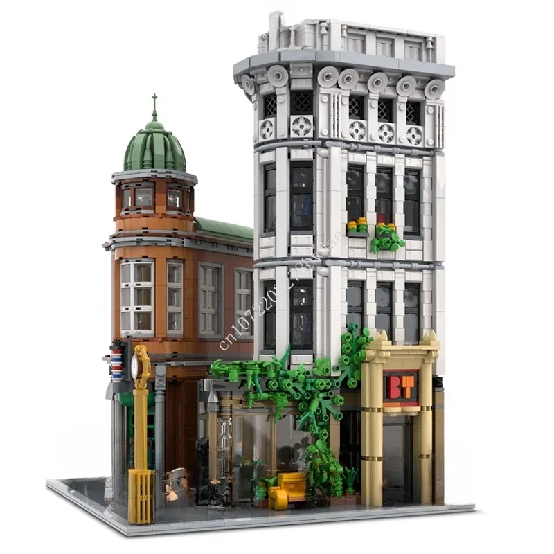 4094 PCS Modular Flatiron  MOC City Street View DIY Bricks Modern Building Block Architecture Collection Series Toys Gifts