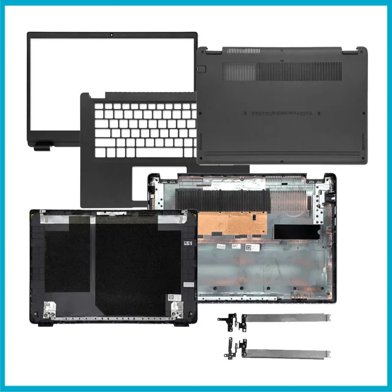 LCD Back Cover For Drll Latitude 3410 E3410 0GMYC0 Front Bezel Hinges Palrmest Upper Top Case Lower Bottom Cover Black LCD Back