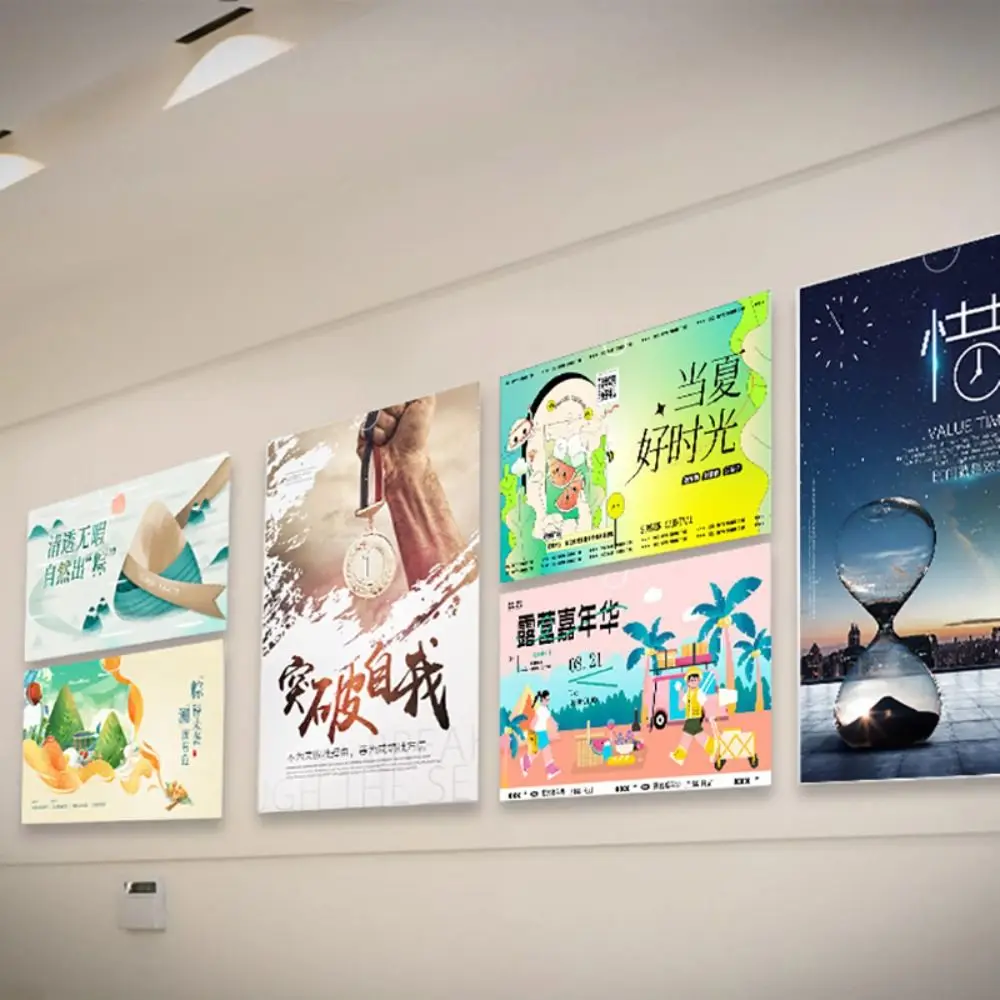 New Acrylic Label Holder Clear Double Layer Photo Frame Multifunctional Self-Adhesive Card Holder Card Display