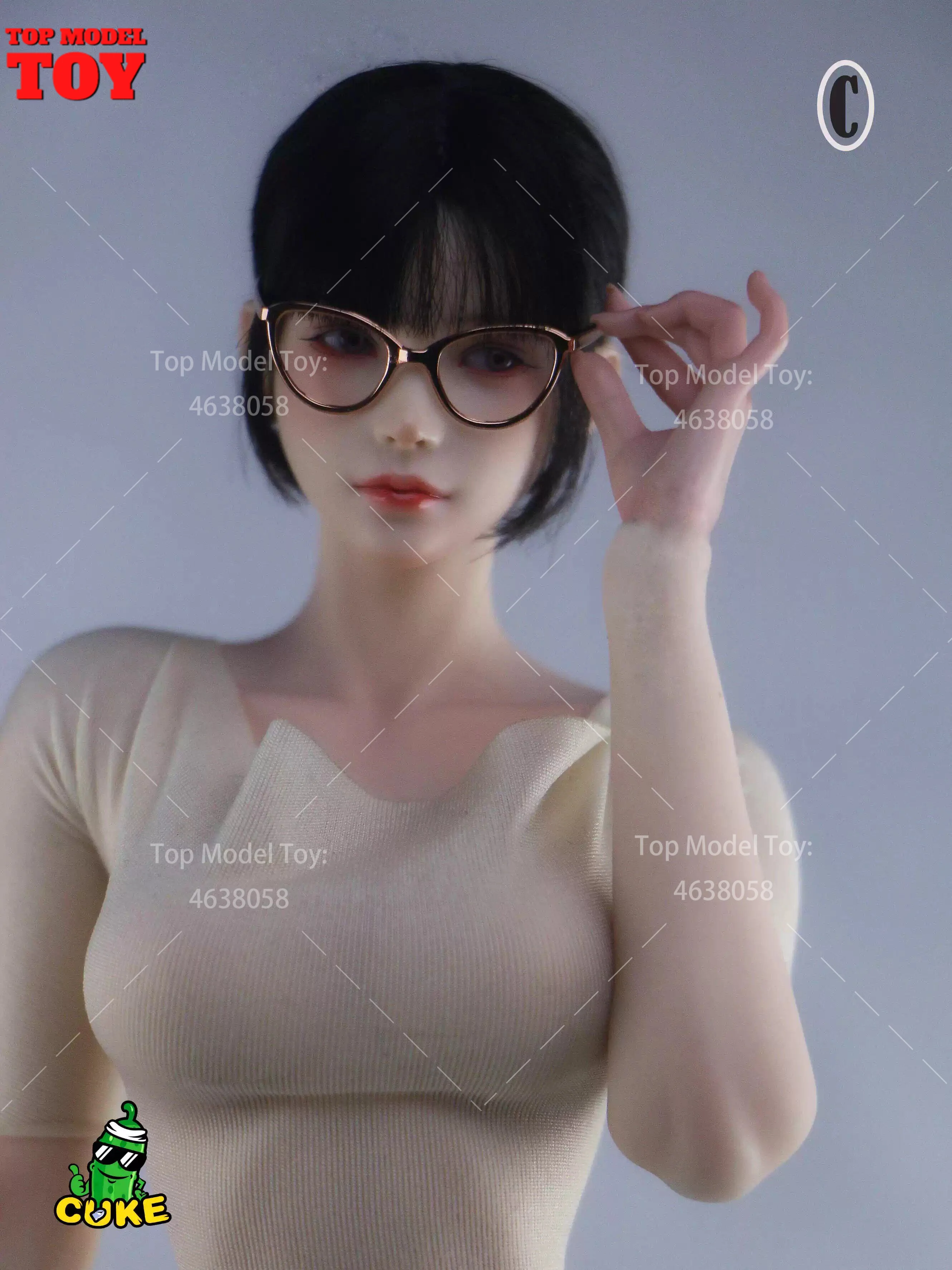 1/6 Tight Fitting Backless Ultra-thin Dress Clothes Accessory Model For 12