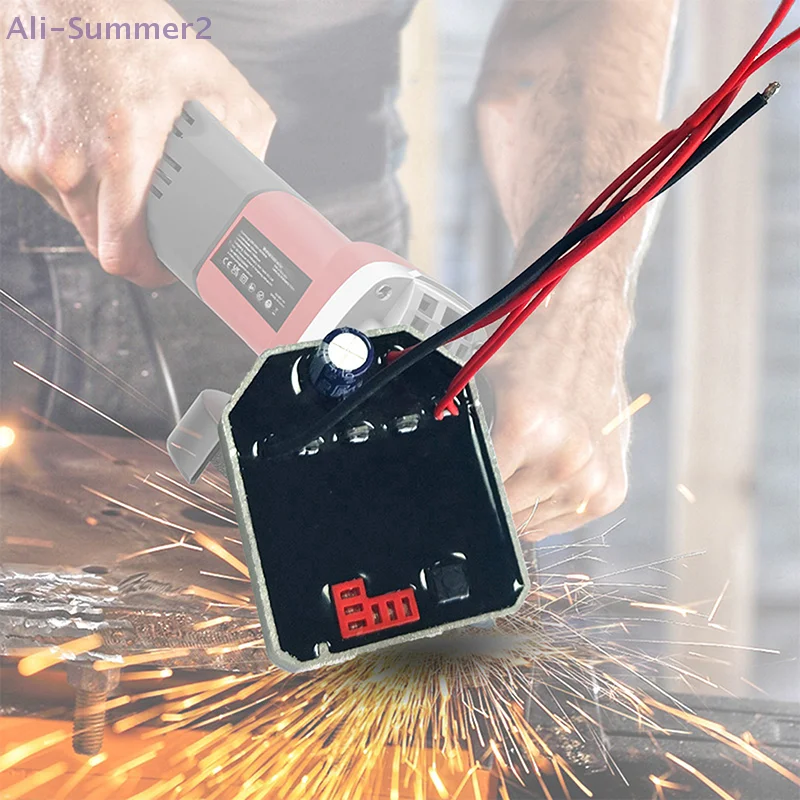 {MX} 60A 21V Angle Grinder Control Board High Driver Stable Output Dual Capacitor For Power Tool Motherboard Accessories